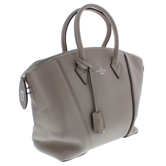 Louis Vuitton Lockit PM 2way Shoulder Bag Beige Leather - Picture 3 of 7